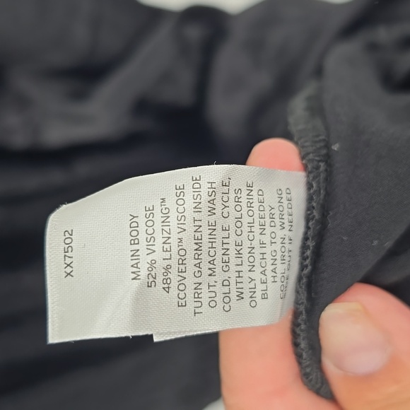 Nordstrom Halter Black Tiered Silky Maxi Dress Women's Size XL - Picture 8 of 8